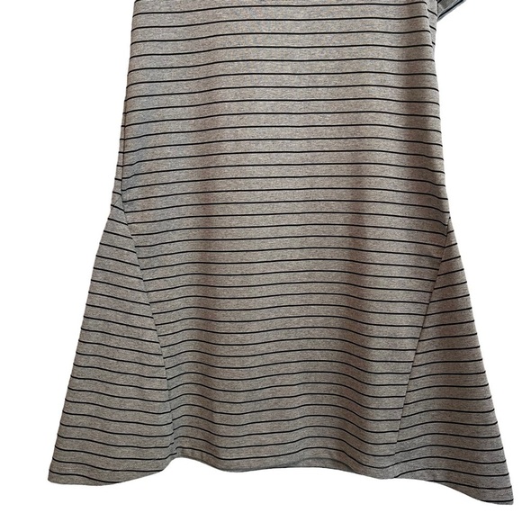 ZARA Trafaluc Striped Short Sleeve Scoop Neck Shirt Dress Women's Size Medium - Picture 4 of 7